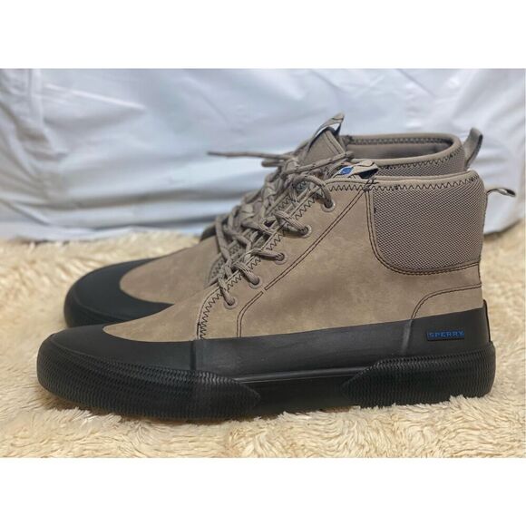 Sperry Men’s Top-Sider Halyard STORM Pull On Khaki Boots Sz 11.5 US - Picture 1 of 8